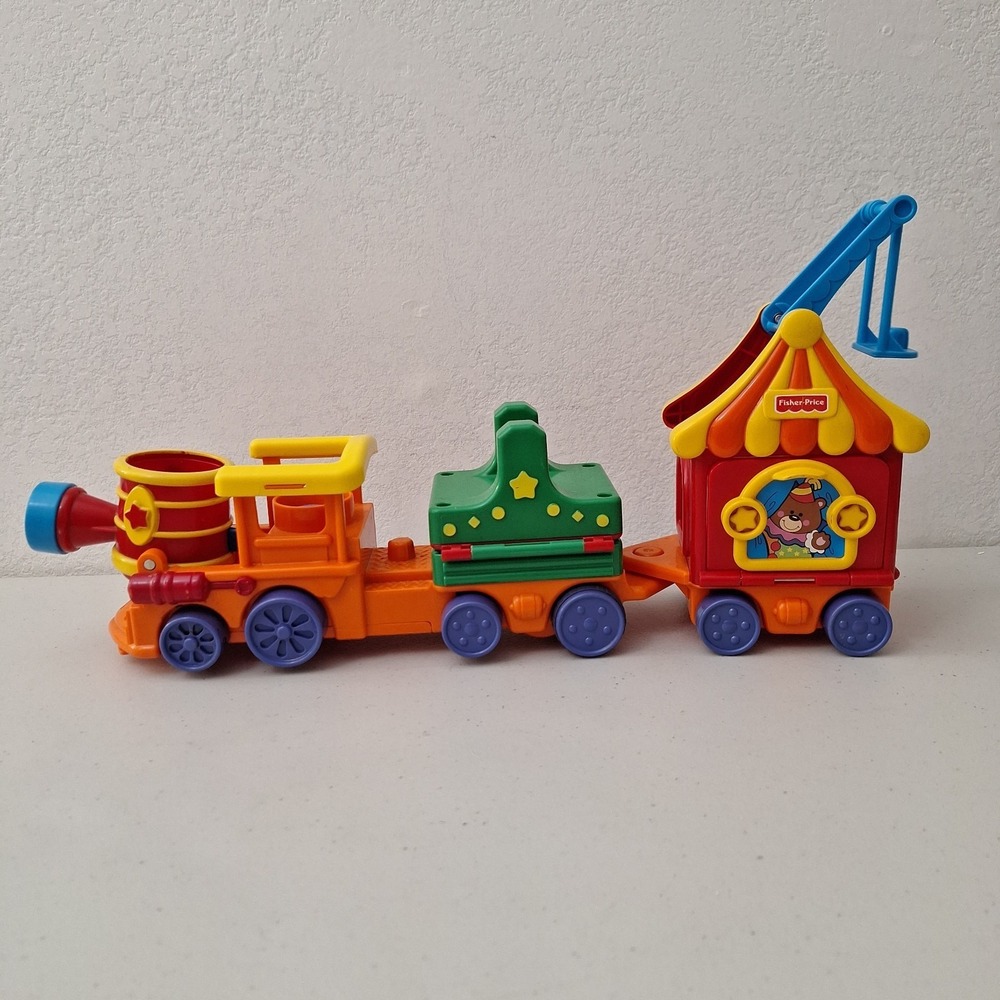 VTG FP Little People 1998 Big Top Train #72753 Motorized Music 5 Pepple Interact